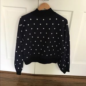 Anthropologie brand Lost Ink cotton sweater